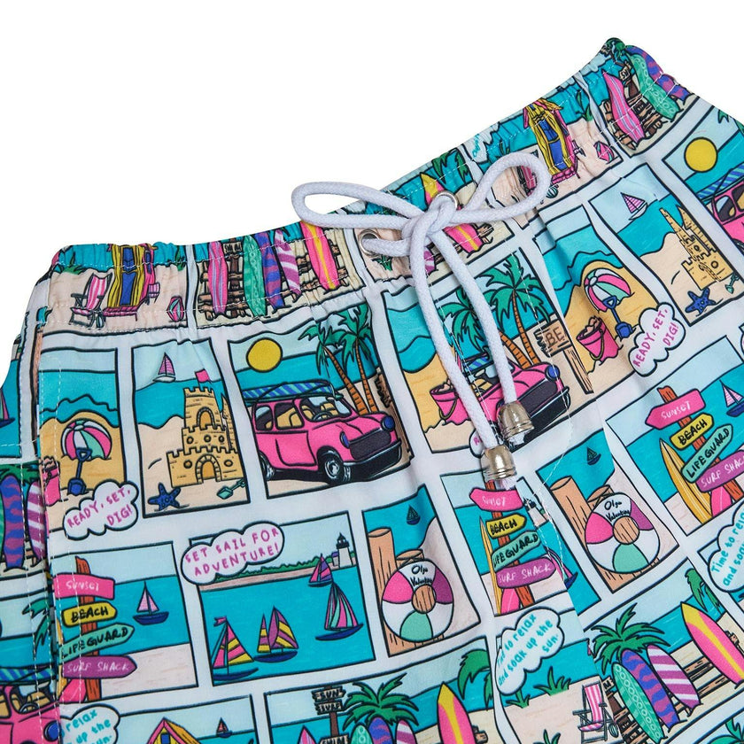 Boys Board Shorts (Bondi Print)