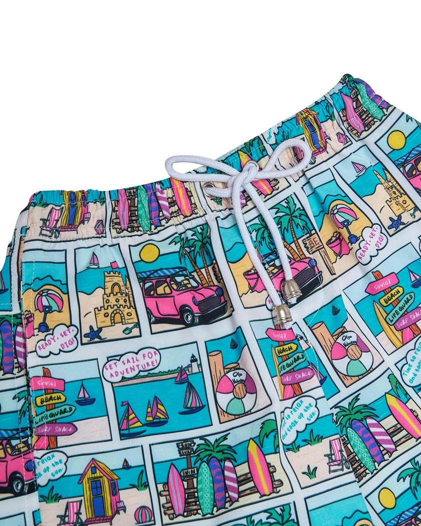 Boys Board Shorts (Bondi Print)