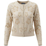 Embosed Flower Cardigan