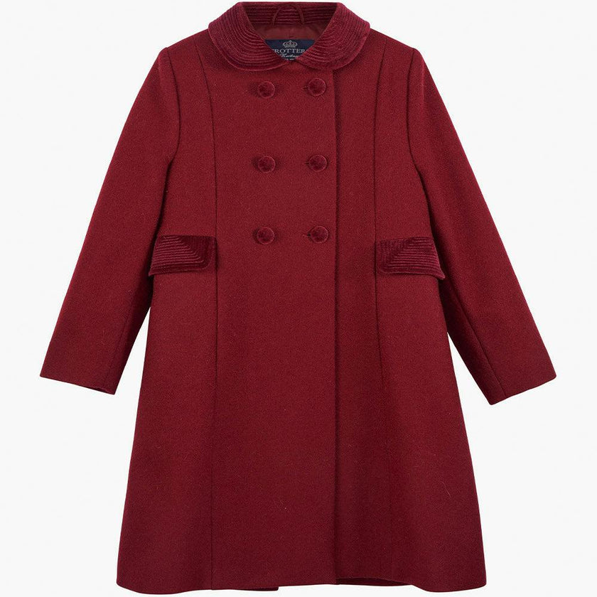 Classic Coat in Burgundy