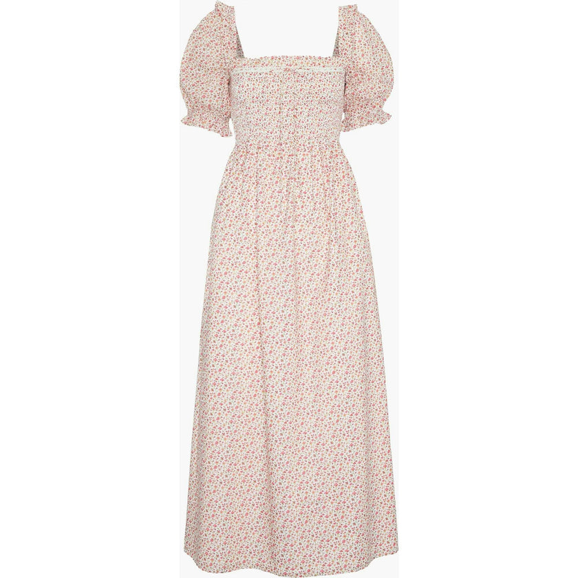 The Scarlett Nap Dress - Ivory Geo Ditsy