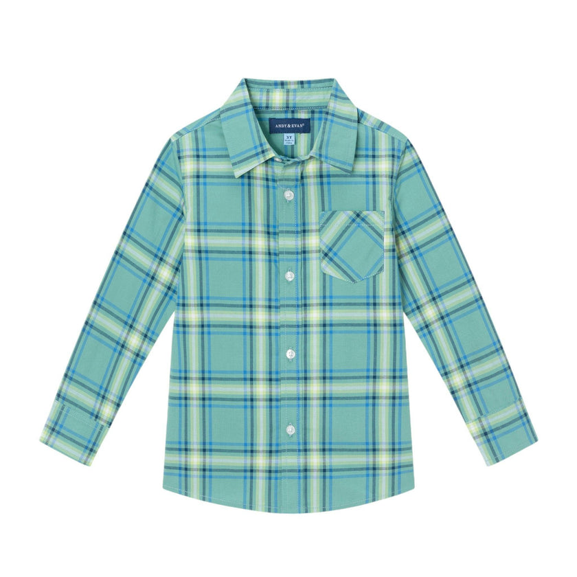 Kids Plaid Buttondown Shirt