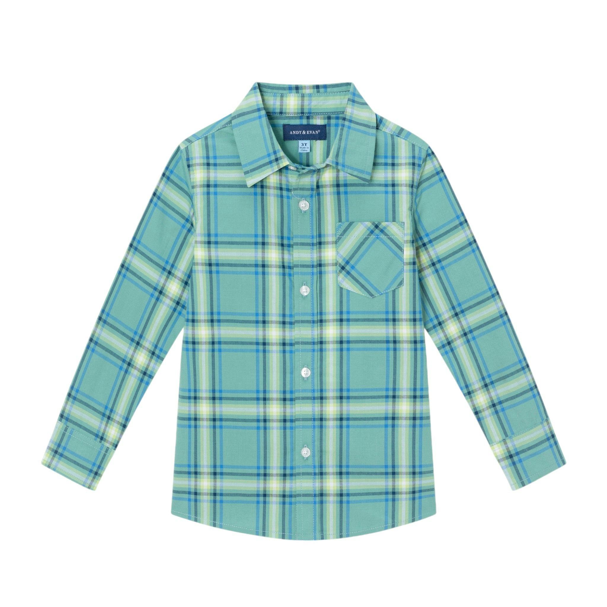 Kids Plaid Buttondown Shirt
