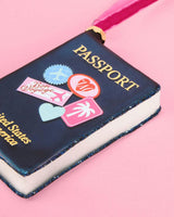 Bon Voyage Ornament - glass holiday ornament