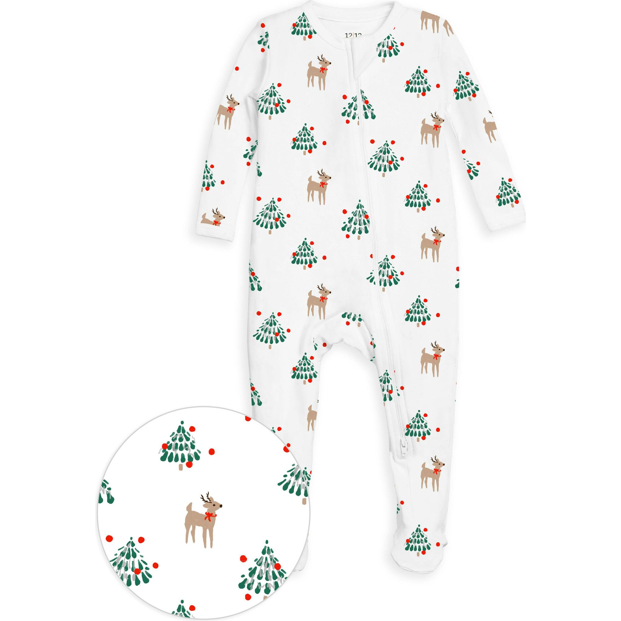 The Organic Zipper Footie [Tinsel Trees]
