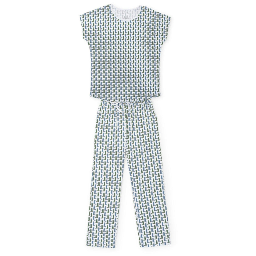 Marcia Women's Pajama Pant Set - Cowboy Boots