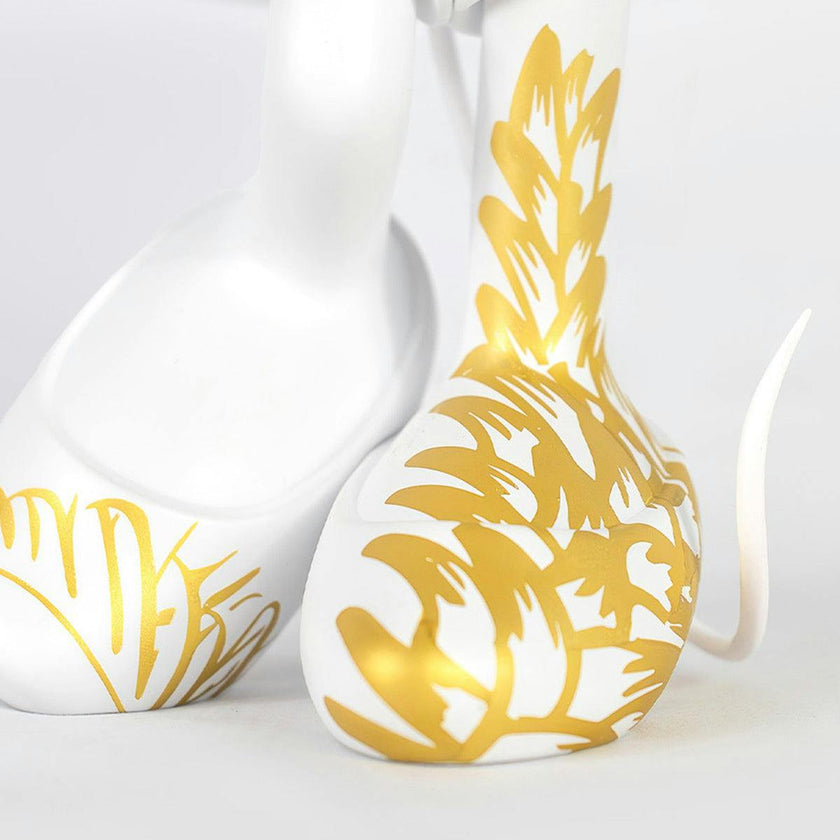 Minnie STAR STYLE White & Gold 12in