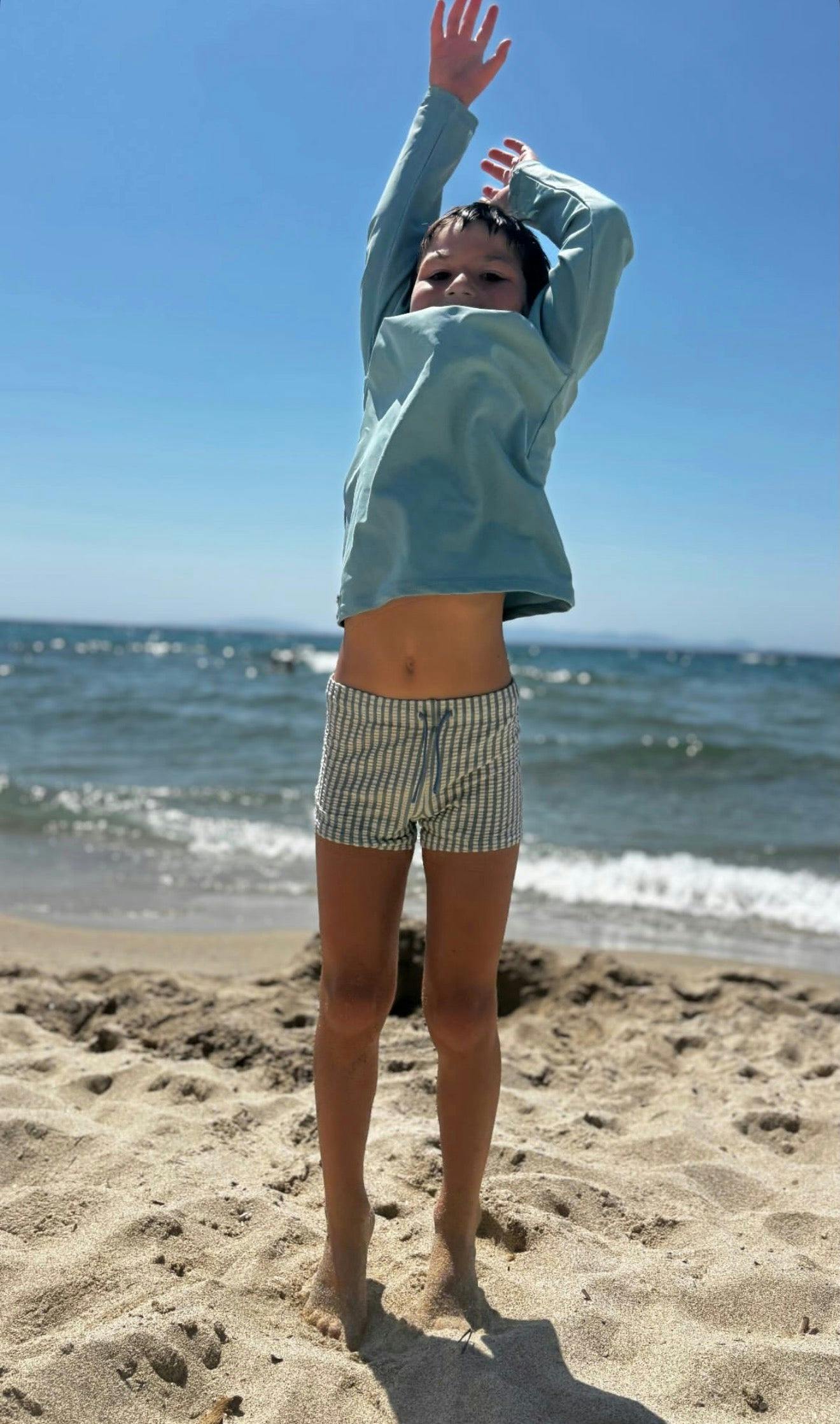 Long Sleeve Rashguard | UPF + Recycled - Laguna
