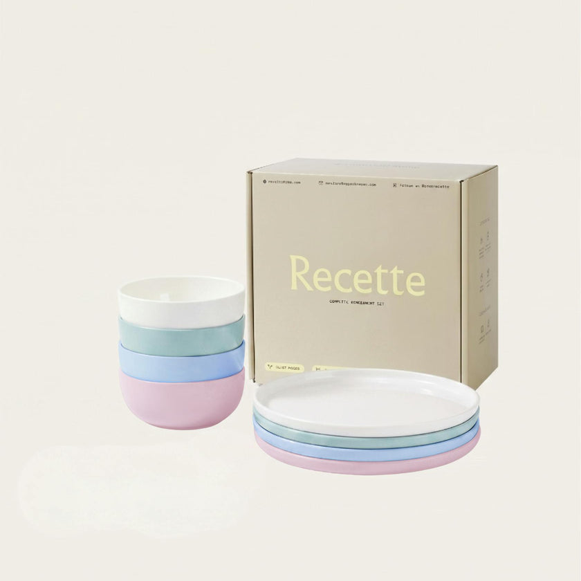 Plate and Bowl Set | Rainbow