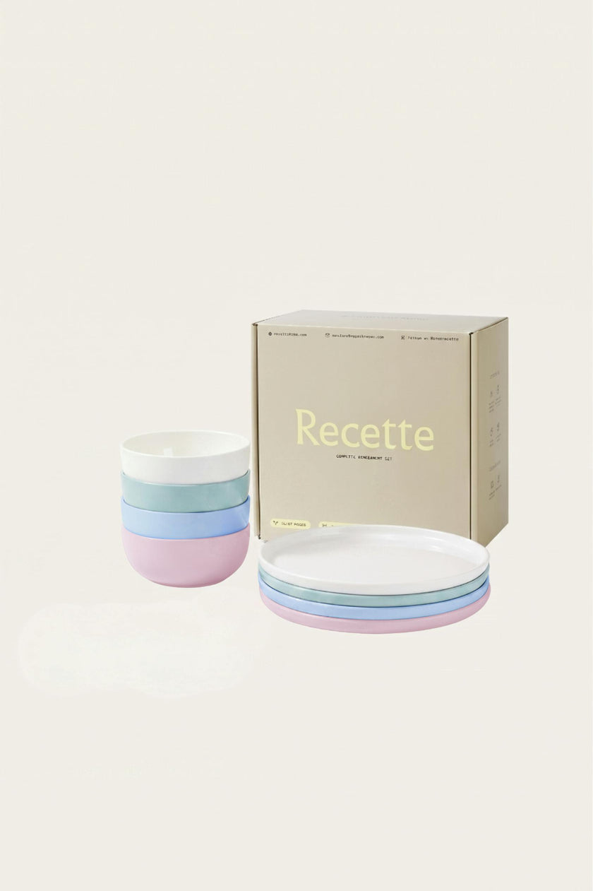 Plate and Bowl Set | Rainbow