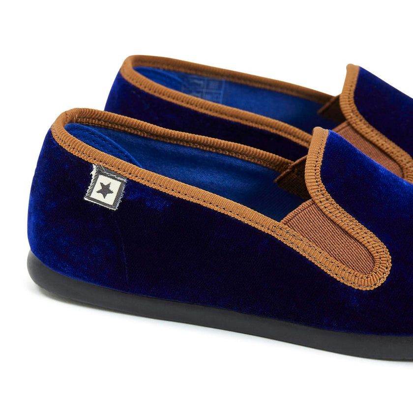 John Velvet Dress Shoes, Cobalt Blue
