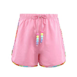 Crystal Cherry Ruffle Short Set