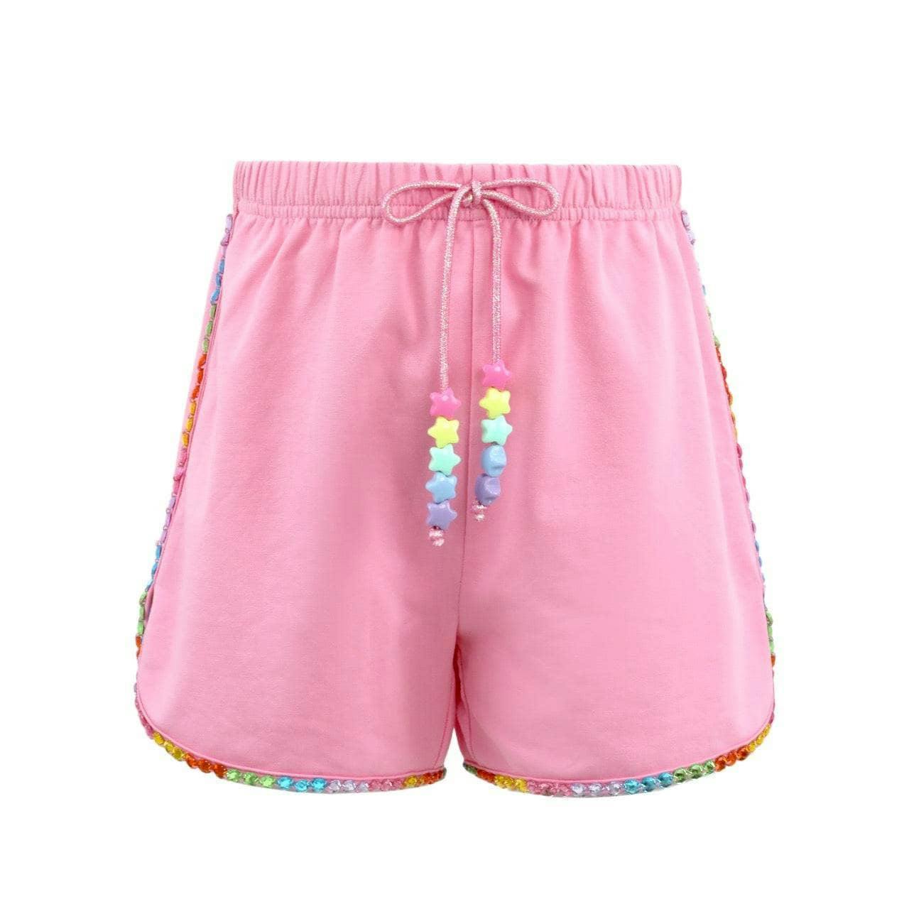 Crystal Cherry Ruffle Short Set