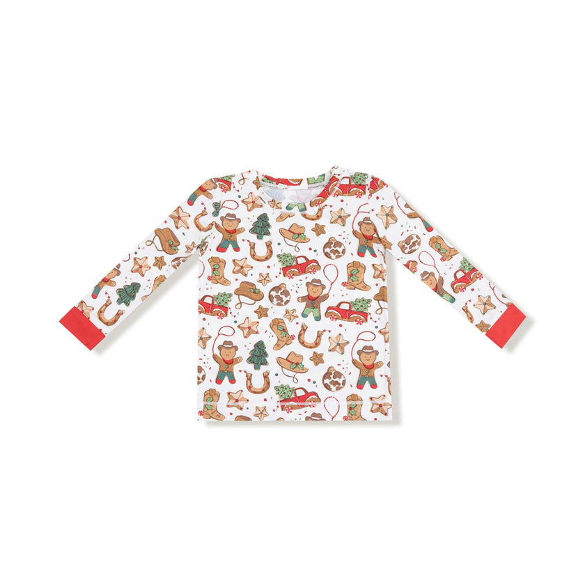 Cowboy Christmas - Long Sleeve Loungewear Set