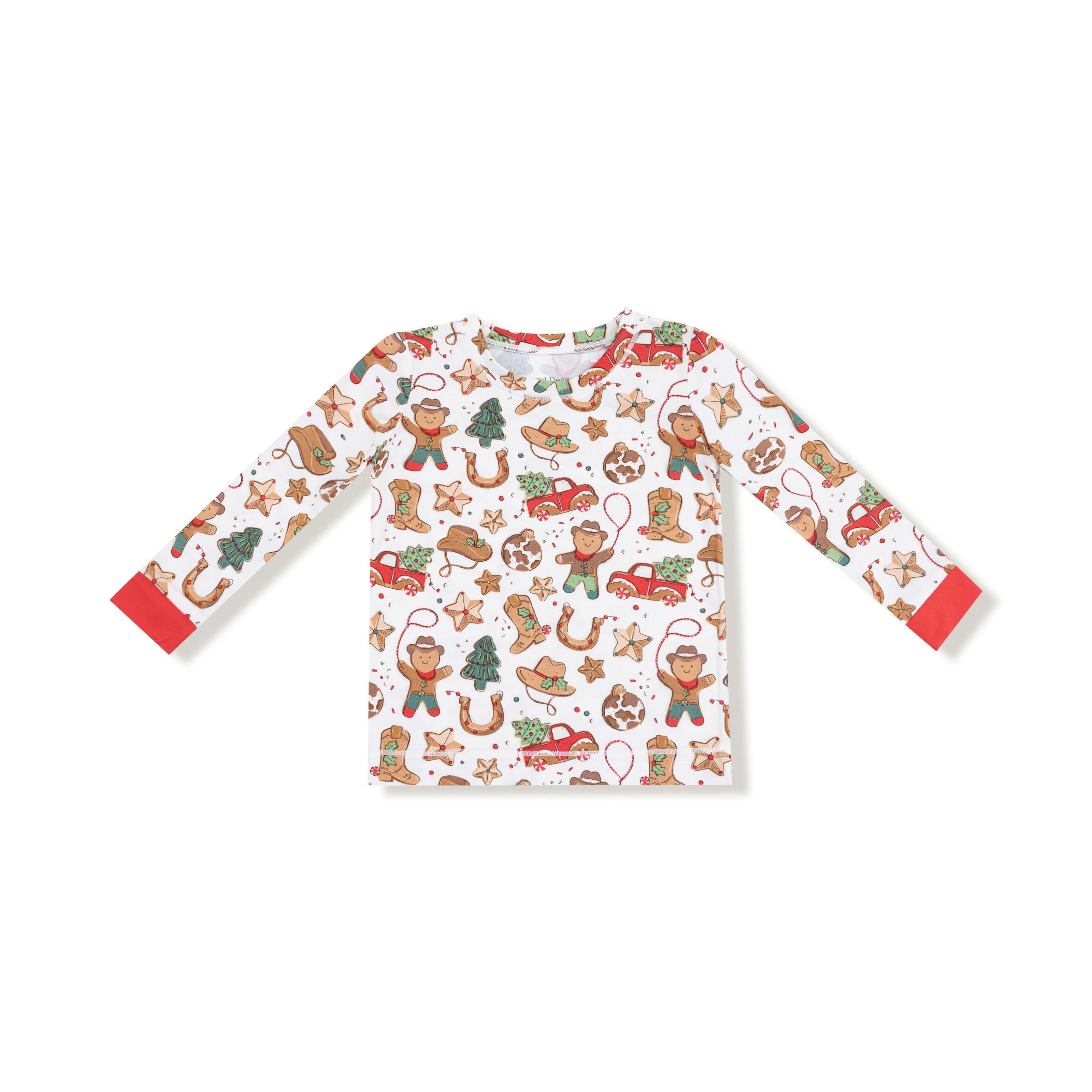 Cowboy Christmas - Long Sleeve Loungewear Set