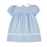 Pincord Dress With Flowers