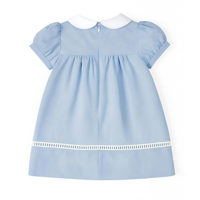 Pincord Dress With Flowers