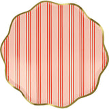 Festive Stripe Dinner Plates