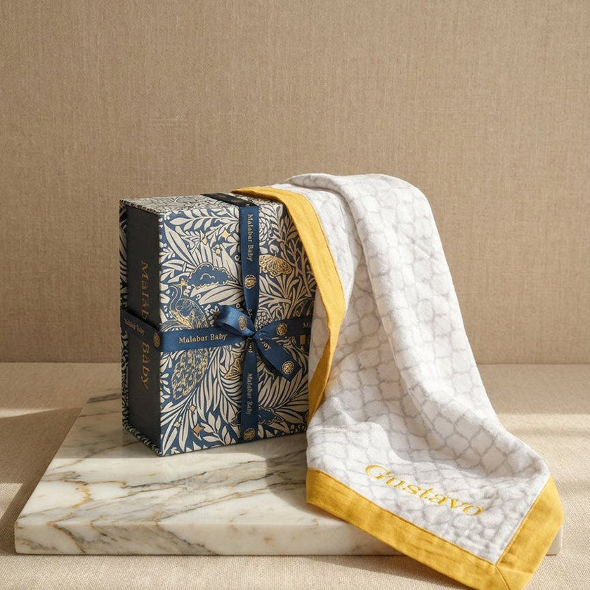 Block-Printed Cotton Dohar