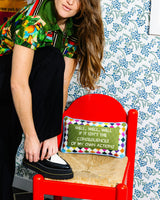 Well Well Well Needlepoint Pillow