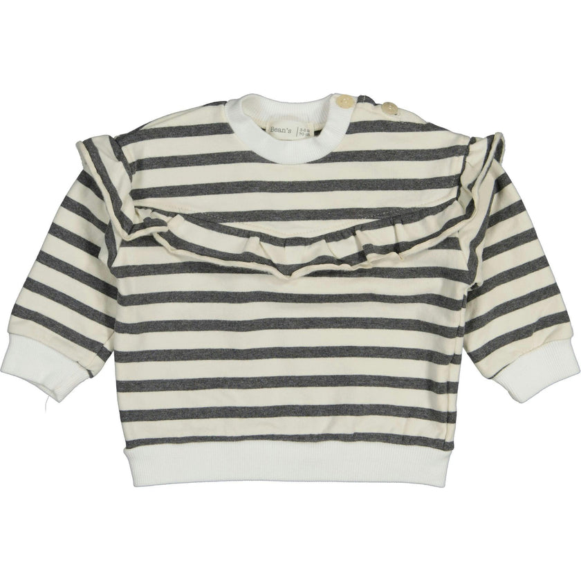 Long Sleeve Sweatshirt with Ruffled detail