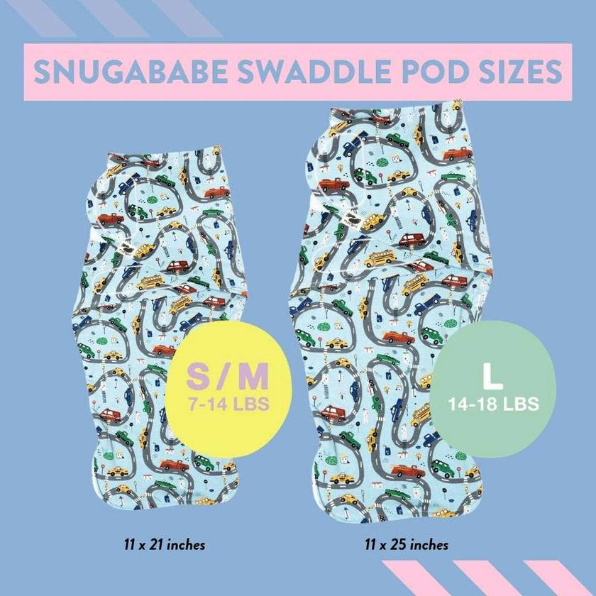 Snugababe Print Swaddle Sleep Pod