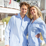 Women's Braddock Blue Long PJ Set