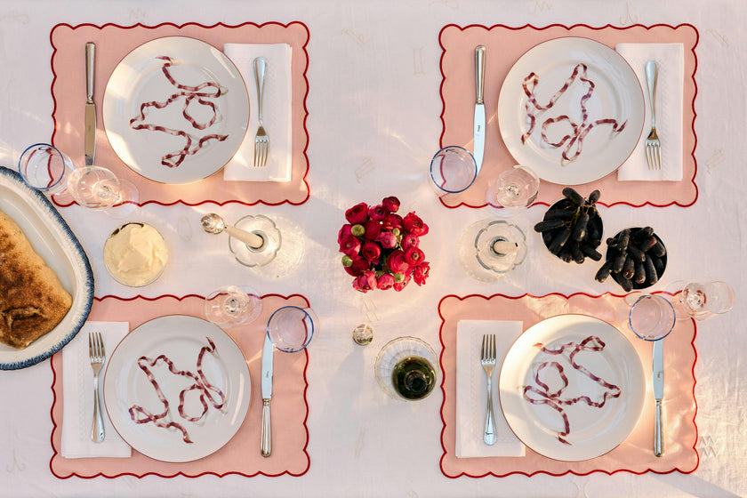 Ribbon Dessert Plate