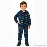 Kids (2-4) French Terry Hoodie & Jogger Set | Dino Adventure