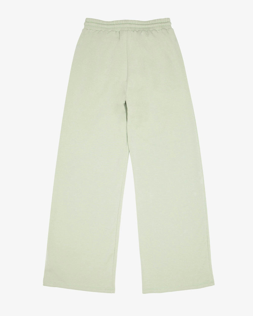 French Terry Pleated Wide Leg Pant