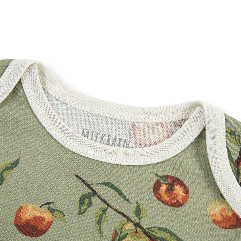 Apple Orchard Organic Cotton Short Sleeve One Piece
