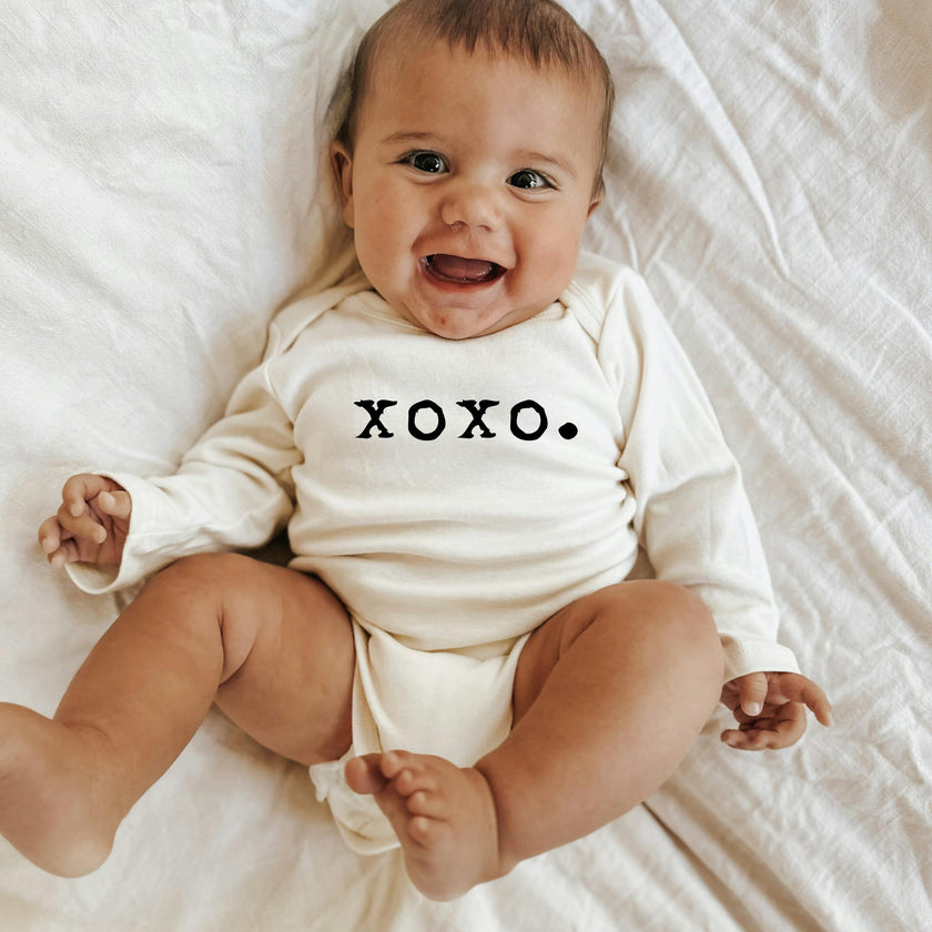 Xoxo. Organic Baby Bodysuit Long Sleeve