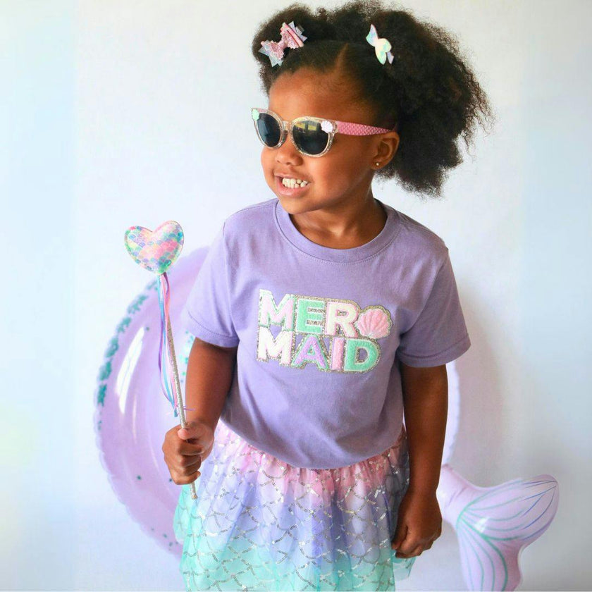 Mermaid Patch Short Sleeve T-Shirt