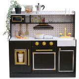 Teamson Kids Little Chef St. Louis 2-Pcs Wooden Play Kitchen with 15 Accessories