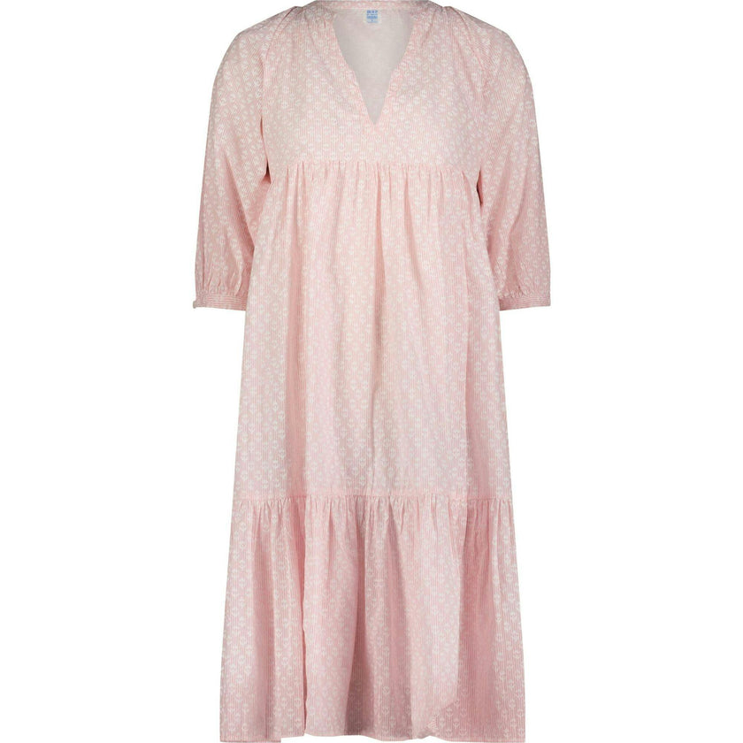 Martine Women's Popover Dress Rose Stripe, Pink