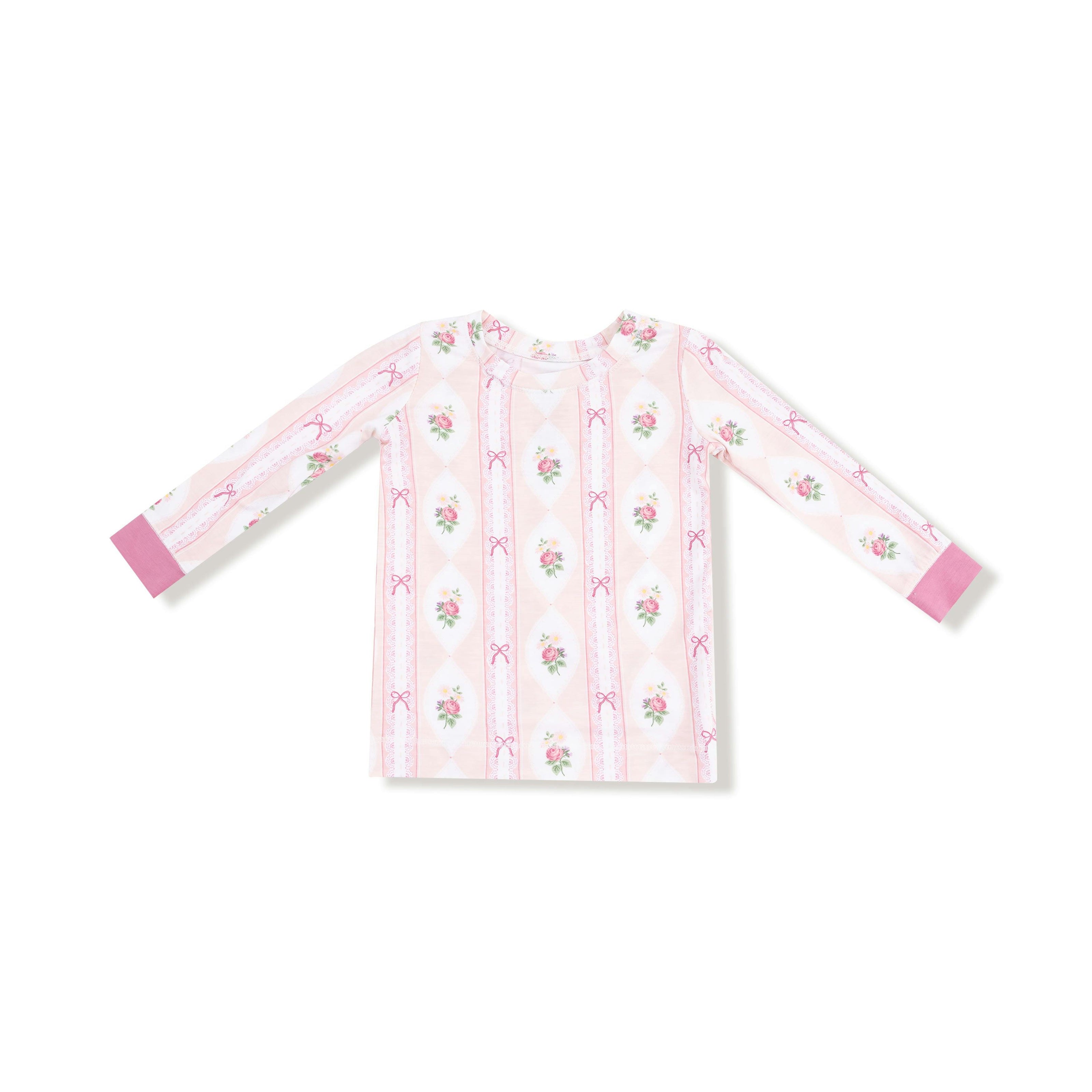 Ogee Lace Floral - Long Sleeve Loungewear Set