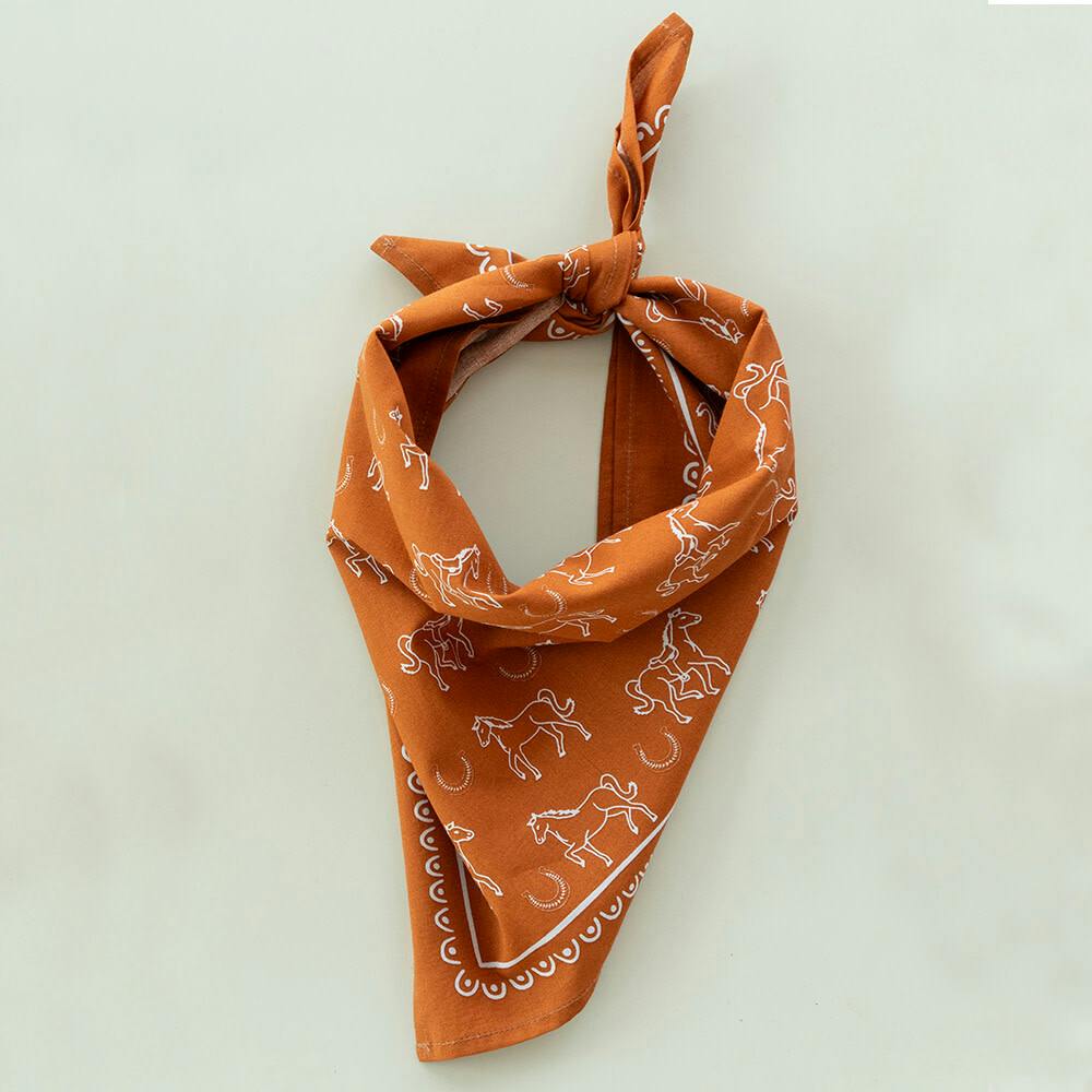 Horse Print Cowboy Bandana