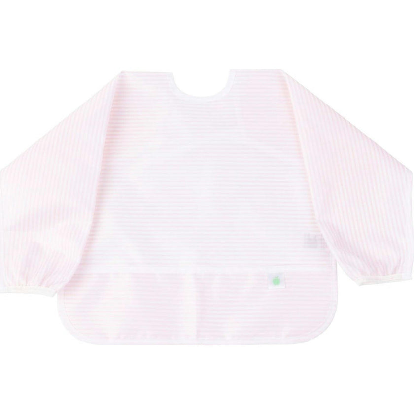 The Cover Everything Bib in Pink Stripe