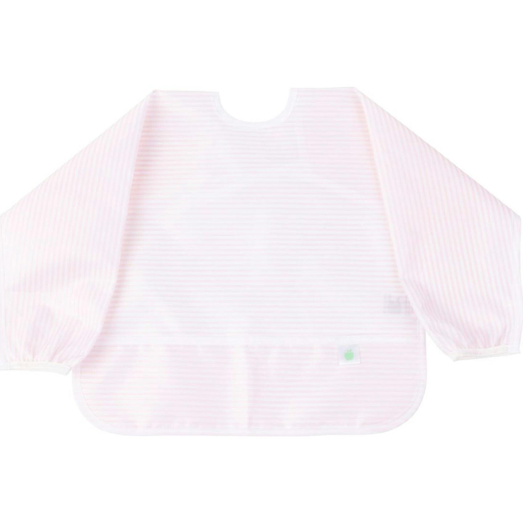 The Cover Everything Bib in Pink Stripe