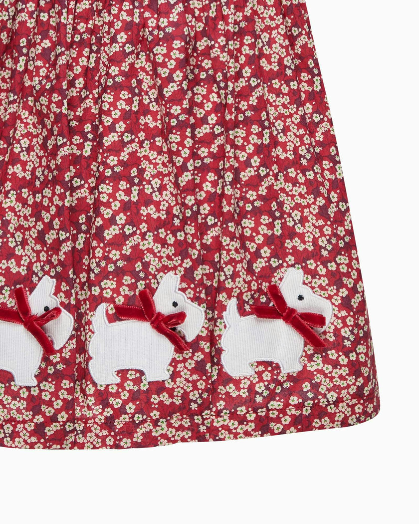 Baby Scottie Dress in Red Mitsi Valeria