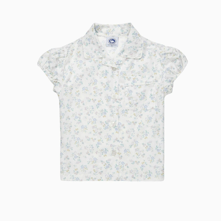 Bunny Woven Short Pajamas Set