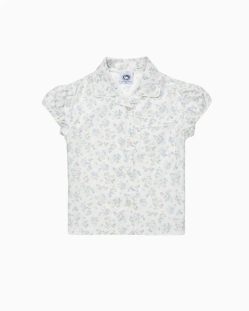Bunny Woven Short Pajamas Set