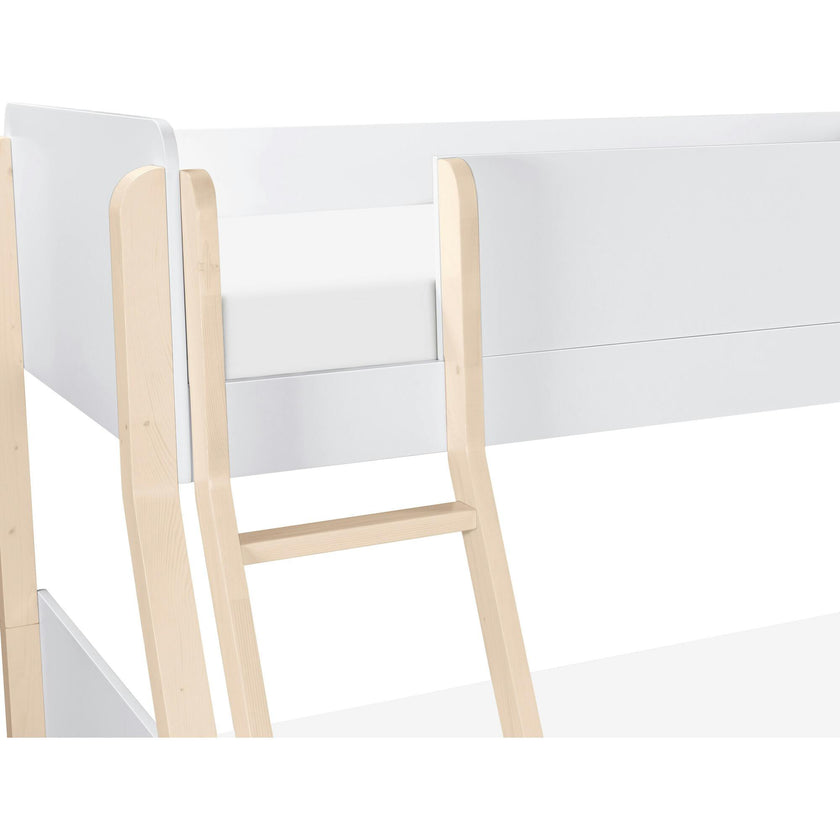 TipToe Twin-Over-Full Bunk Bed In White And