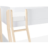 TipToe Twin-Over-Full Bunk Bed In White And