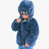 Kids Sesame Street reversible fleece puffer jacket