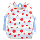 Oz Daypack Backpack with Doodle Large Pencil Case in Floating Apple
