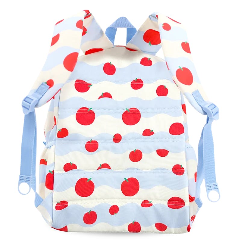 Oz Daypack Backpack with Doodle Large Pencil Case in Floating Apple