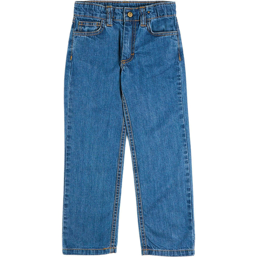Five Pocket Straight Leg Jeans in Blue Denim (2-10yrs)