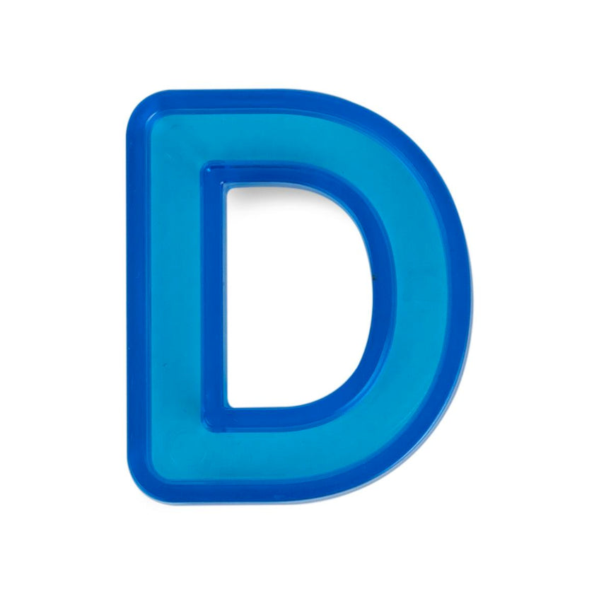 Translucent Uppercase Letters 76 pcs