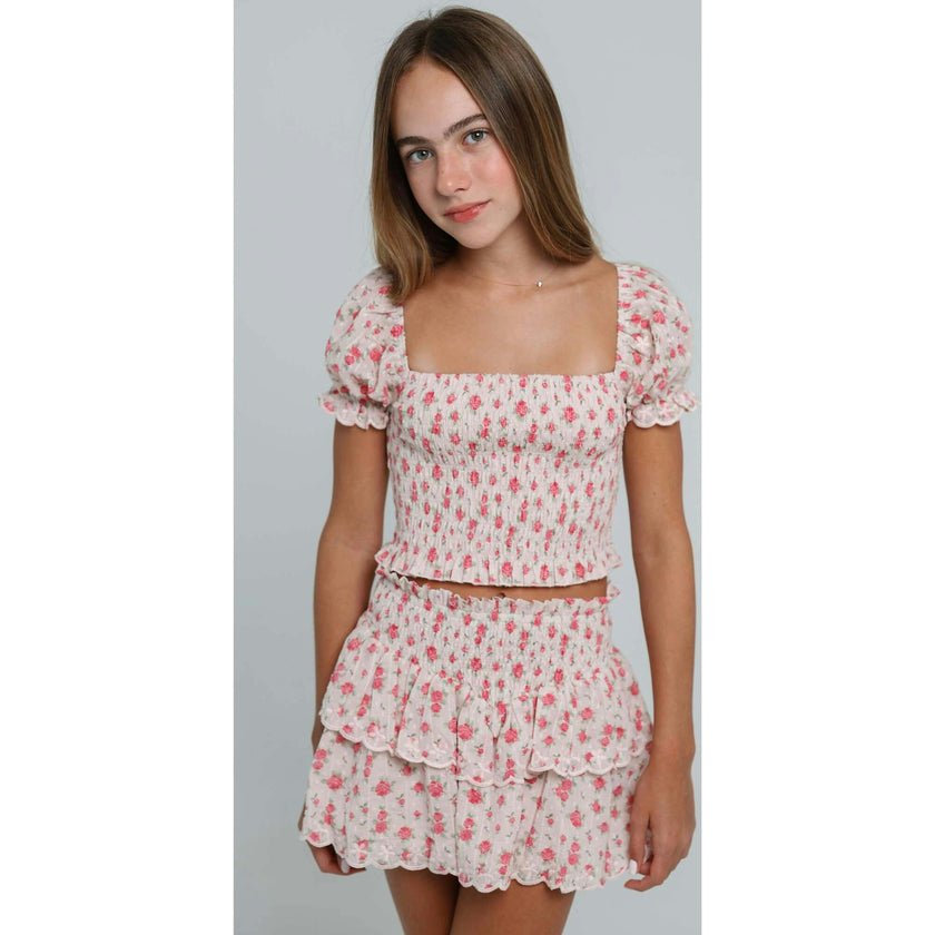 Edén Skirt in Petite Rose